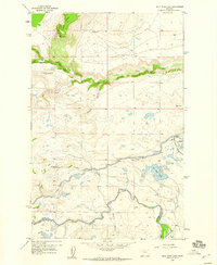 Download a high-resolution, GPS-compatible USGS topo map for Split Rock Lake, MT (1960 edition)
