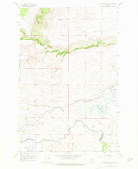 Download a high-resolution, GPS-compatible USGS topo map for Split Rock Lake, MT (1975 edition)