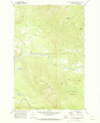 Download a high-resolution, GPS-compatible USGS topo map for Spotted Bear Mountain, MT (1973 edition)