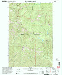 Download a high-resolution, GPS-compatible USGS topo map for Spread Mountain, MT (2003 edition)