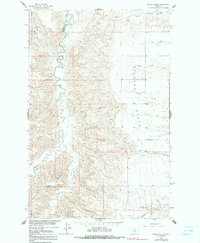 Download a high-resolution, GPS-compatible USGS topo map for Spring Coulee, MT (1991 edition)