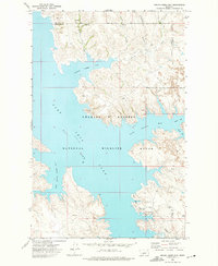 Download a high-resolution, GPS-compatible USGS topo map for Spring Creek Bay, MT (1975 edition)