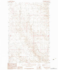 Download a high-resolution, GPS-compatible USGS topo map for Spring Creek SW, MT (1983 edition)