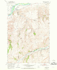 Download a high-resolution, GPS-compatible USGS topo map for Springdale, MT (1969 edition)
