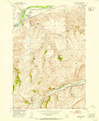 Download a high-resolution, GPS-compatible USGS topo map for Springdale, MT (1953 edition)