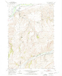 Download a high-resolution, GPS-compatible USGS topo map for Springdale, MT (1975 edition)
