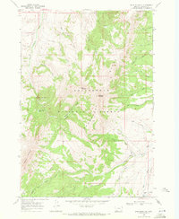 Download a high-resolution, GPS-compatible USGS topo map for Spur Mountain, MT (1972 edition)