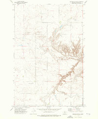 Download a high-resolution, GPS-compatible USGS topo map for Square Butte NE, MT (1976 edition)