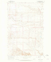 Download a high-resolution, GPS-compatible USGS topo map for Squaw Buttes, MT (1969 edition)