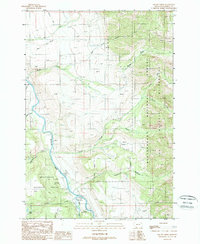 Download a high-resolution, GPS-compatible USGS topo map for Squaw Creek, MT (1989 edition)