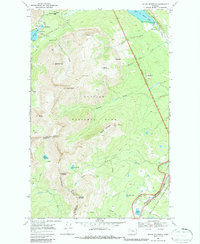 Download a high-resolution, GPS-compatible USGS topo map for Squaw Mountain, MT (1987 edition)