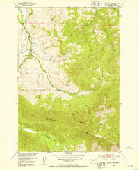 Download a high-resolution, GPS-compatible USGS topo map for Squaw Peak, MT (1953 edition)