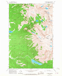 Download a high-resolution, GPS-compatible USGS topo map for St Marys Lake, MT (1968 edition)