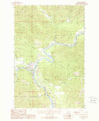 Download a high-resolution, GPS-compatible USGS topo map for St Regis, MT (1988 edition)