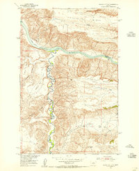 Download a high-resolution, GPS-compatible USGS topo map for Starve Out Flat, MT (1955 edition)