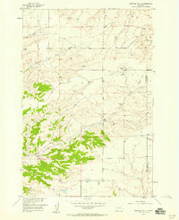 Download a high-resolution, GPS-compatible USGS topo map for Stephens Hill NE, MT (1958 edition)