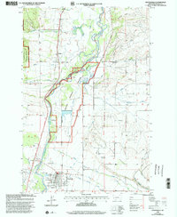 Download a high-resolution, GPS-compatible USGS topo map for Stevensville, MT (2002 edition)