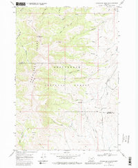 Download a high-resolution, GPS-compatible USGS topo map for Stonehouse Mountain, MT (1980 edition)