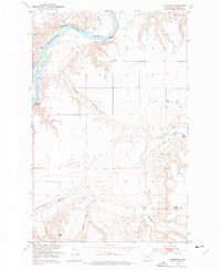 Download a high-resolution, GPS-compatible USGS topo map for Stranahan, MT (1977 edition)