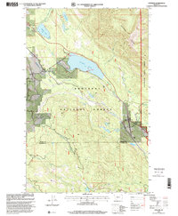 preview thumbnail of historical topo map of Stryker, MT in 1997