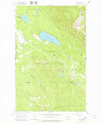 preview thumbnail of historical topo map of Stryker, MT in 1963