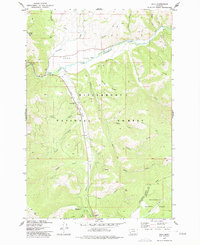 Download a high-resolution, GPS-compatible USGS topo map for Sula, MT (1977 edition)