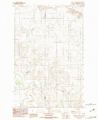 Download a high-resolution, GPS-compatible USGS topo map for Sullivan Coulee, MT (1983 edition)