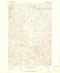 Download a high-resolution, GPS-compatible USGS topo map for Sumatra, MT (1965 edition)