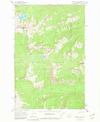 Download a high-resolution, GPS-compatible USGS topo map for Sunburst Lake, MT (1981 edition)