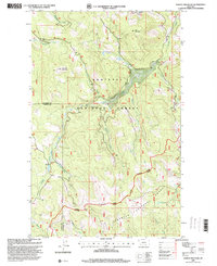 Download a high-resolution, GPS-compatible USGS topo map for Sunday Mountain, MT (2000 edition)