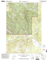 Download a high-resolution, GPS-compatible USGS topo map for Sunflower Mountain, MT (2003 edition)