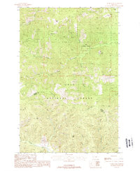 Download a high-resolution, GPS-compatible USGS topo map for Sunset Peak, MT (1988 edition)