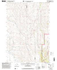 Download a high-resolution, GPS-compatible USGS topo map for Swamp Creek, MT (2001 edition)