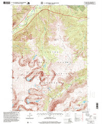 Download a high-resolution, GPS-compatible USGS topo map for Sylvan Peak, MT (1999 edition)
