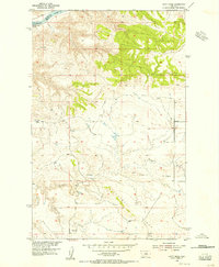 Download a high-resolution, GPS-compatible USGS topo map for Taffy Ridge, MT (1956 edition)