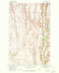Download a high-resolution, GPS-compatible USGS topo map for Tampico NE, MT (1972 edition)