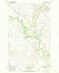 Download a high-resolution, GPS-compatible USGS topo map for Tampico, MT (1972 edition)