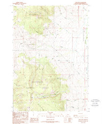 Download a high-resolution, GPS-compatible USGS topo map for Tash Peak, MT (1989 edition)