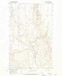 preview thumbnail of historical topo map of Phillips County, MT in 1968
