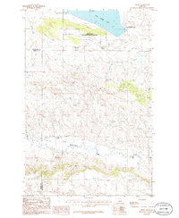 Download a high-resolution, GPS-compatible USGS topo map for Teigen, MT (1986 edition)
