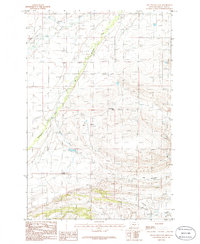 Download a high-resolution, GPS-compatible USGS topo map for Ten OClock Gate, MT (1986 edition)