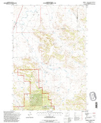 Download a high-resolution, GPS-compatible USGS topo map for Terrell Creek, MT (1996 edition)