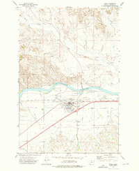 Download a high-resolution, GPS-compatible USGS topo map for Terry, MT (1976 edition)