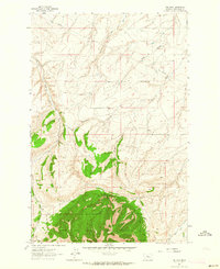 Download a high-resolution, GPS-compatible USGS topo map for The Arch, MT (1964 edition)