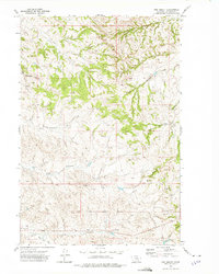 preview thumbnail of historical topo map of Big Horn County, MT in 1972