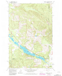 Download a high-resolution, GPS-compatible USGS topo map for Thompson Lakes, MT (1984 edition)