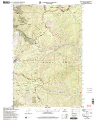 Download a high-resolution, GPS-compatible USGS topo map for Thompson Pass, MT (2003 edition)