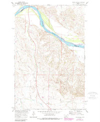 Download a high-resolution, GPS-compatible USGS topo map for Three Buttes, MT (1989 edition)