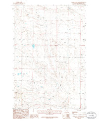 Download a high-resolution, GPS-compatible USGS topo map for Timber Buttes North, MT (1986 edition)