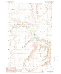 Download a high-resolution, GPS-compatible USGS topo map for Timber Coulee North, MT (1987 edition)